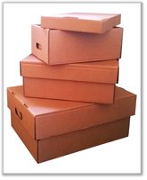 Caja archivadora de cartón reforzado